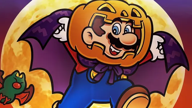 Super Mario en Halloween