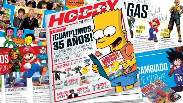 Consigue este jueves un suplemento especial gratuito del 35º aniversario de Hobby Consolas, junto a 20minutos