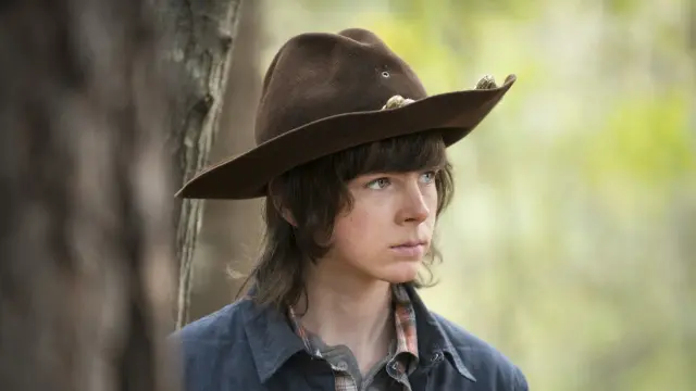 Carl Grimes en The Walking Dead
