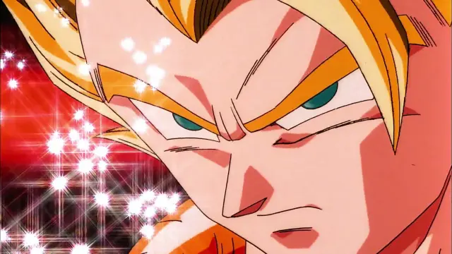 Gogeta en la película Fusión de Dragon Ball Z