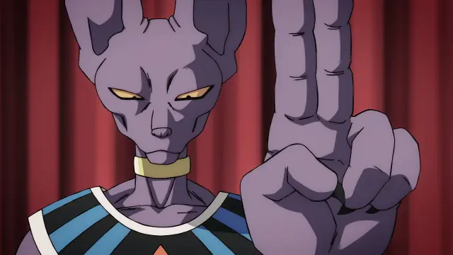 Vegeta supera el poder de Goku Super Saiyan 3 contra Beerus