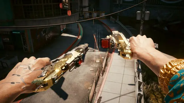 Cyberpunk 2077 doble empuñadura