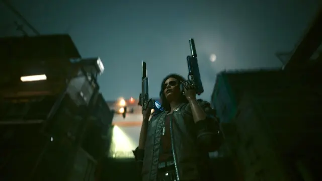 Cyberpunk 2077 doble empuñadura