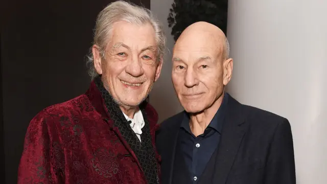 Ian McKellen y Patrick Stewart