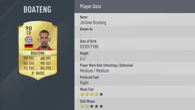 8. BOATENG - 90