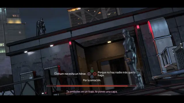 Una conversación en los tejados de Gotham