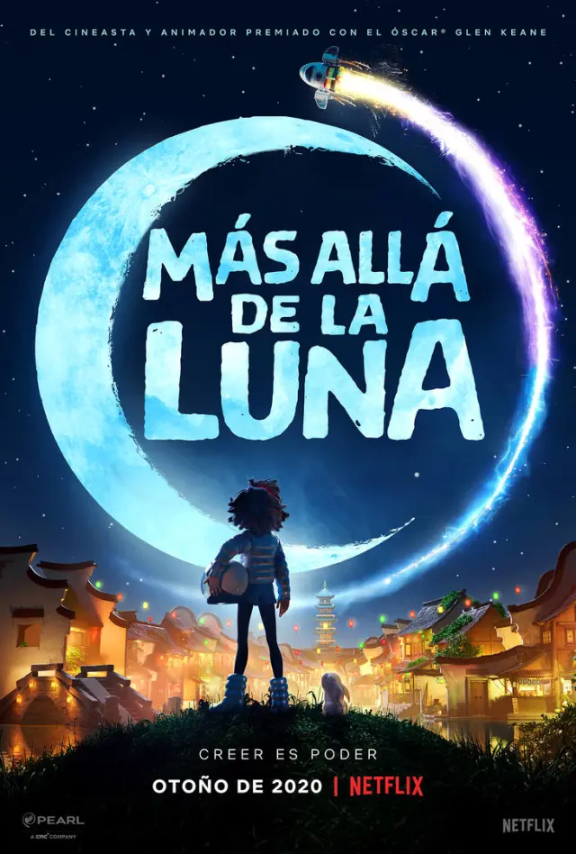 Cartel de Más allá de la Luna