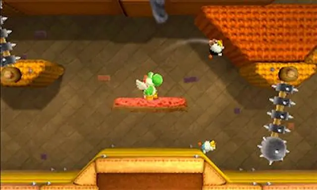 Yoshi tiene alas en el modo relajado