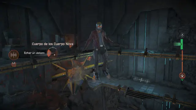 Volando con las botas propulsoras de Star-Lord