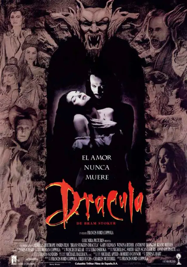 Cartel de Drácula de Bram Stoker