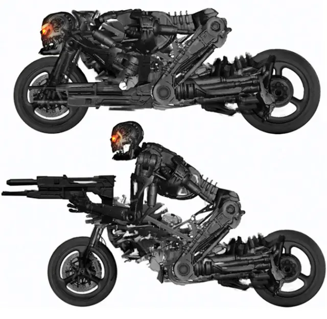 Terminator Salvation. las motos mutantes.