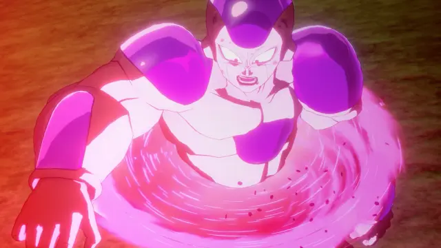 Freezer es cortado en dos por su propio disco en el juego