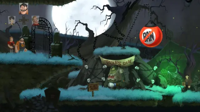 Como en The Lost Vikings, tendremos que combinar las habilidades del trío para superar obstáculos.