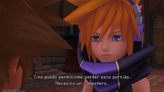 Paradójicamente, también es la primera vez que Neku (The World Ends With You) "habla" en castellano.