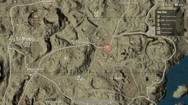 Los mejores lugares para aterrizar en el mapa desértico de PUBG