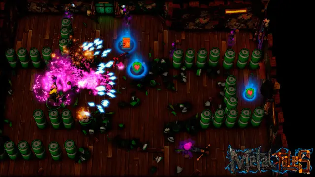Metal Tales: Fury of the Guitar Gods es un videojuego idóneo para los amantes de la música metal.