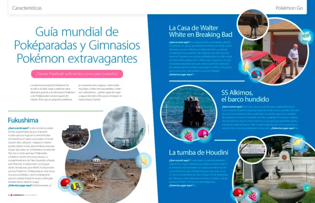Guía mundial de Poképaradas y gimnasios