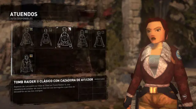 Chaqueta de aviador de Tomb Raider II
