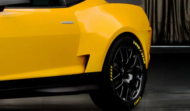 Transformers 4, Camaro, Bumblebee, fotos oficiales, llanta