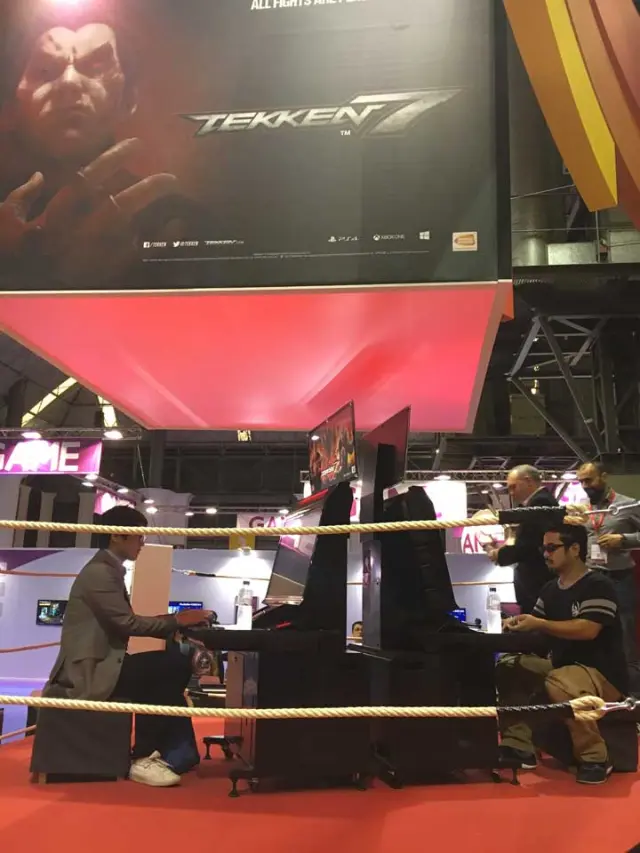 Es muy raro ver a Harada jugando en público, por o que fue un lujo tenerlo así en Barcelona Games World.