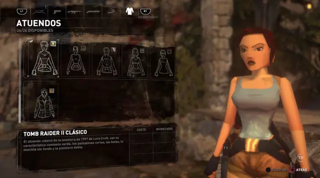 Traje clásico en Tomb Raider II