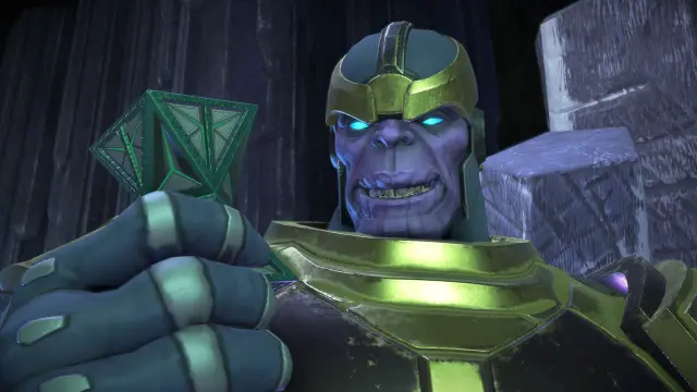 Thanos ejerciendo su poder