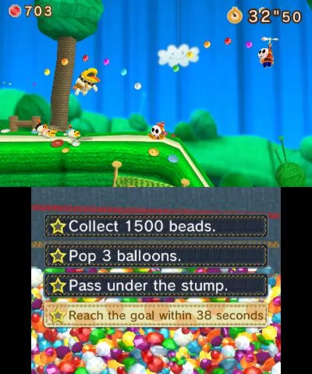 Desde la caseta de Poochy accedemos a niveles frenéticos protagonizados por él.