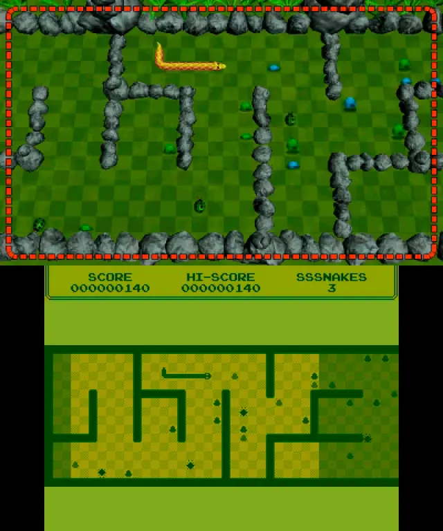 Snake Engine 3ds Sssnakes para Nintendo 3DS - Nueva versión del clásico Snake