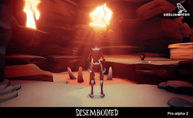 ...y este es el aspecto que presenta Disembodied, tras incorporarle la iluminación, las texturas y la última versión del esqueleto.