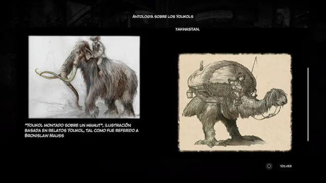 Libro de los Youkol con auténticos bocetos del arte de Syberia 3