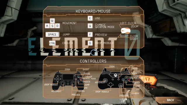 La build se podía jugar con teclado o con los mandos de Microsoft y Sony.