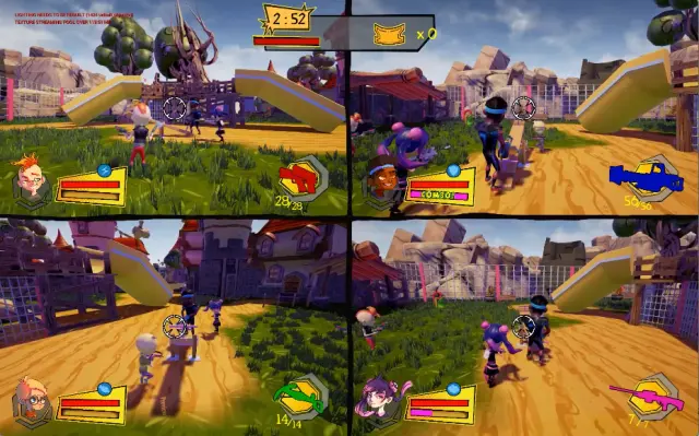 Rascal Revolt nos devuelve a los buenos tiempos de los shooters a pantalla partida.