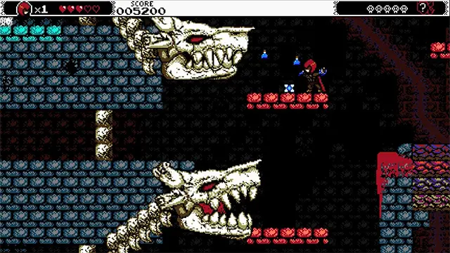 Aunque el juego rinde homenaje a la NES, presenta algunos jefazos que habrían sido imposibles de ver en la consola de Nintendo.
