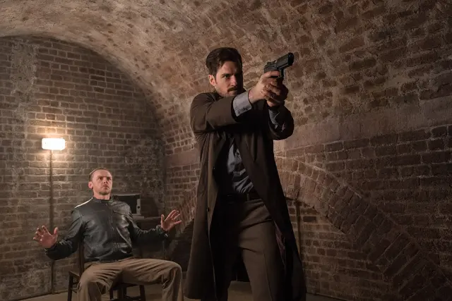 Simon Pegg y Henry Cavill en Misión: Imposible - Fallout