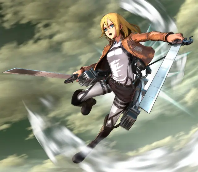 Christa Lenz en Attack on Titan Wings of Freedom