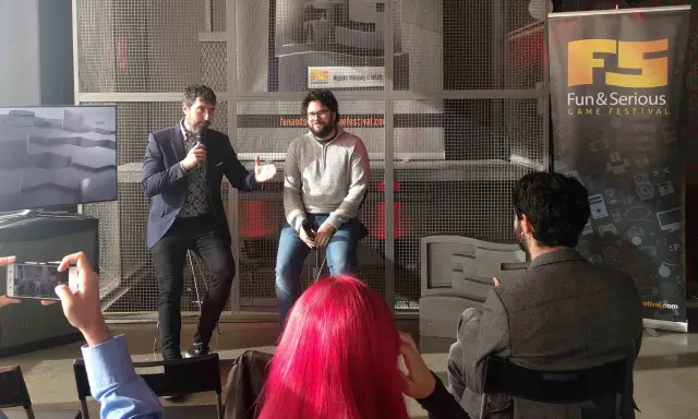 Toni Garrido y el Director de Fun&Serious, Alfonso Gómez, se encargaron de presentar las principales novedades de la feria ante la prensa.