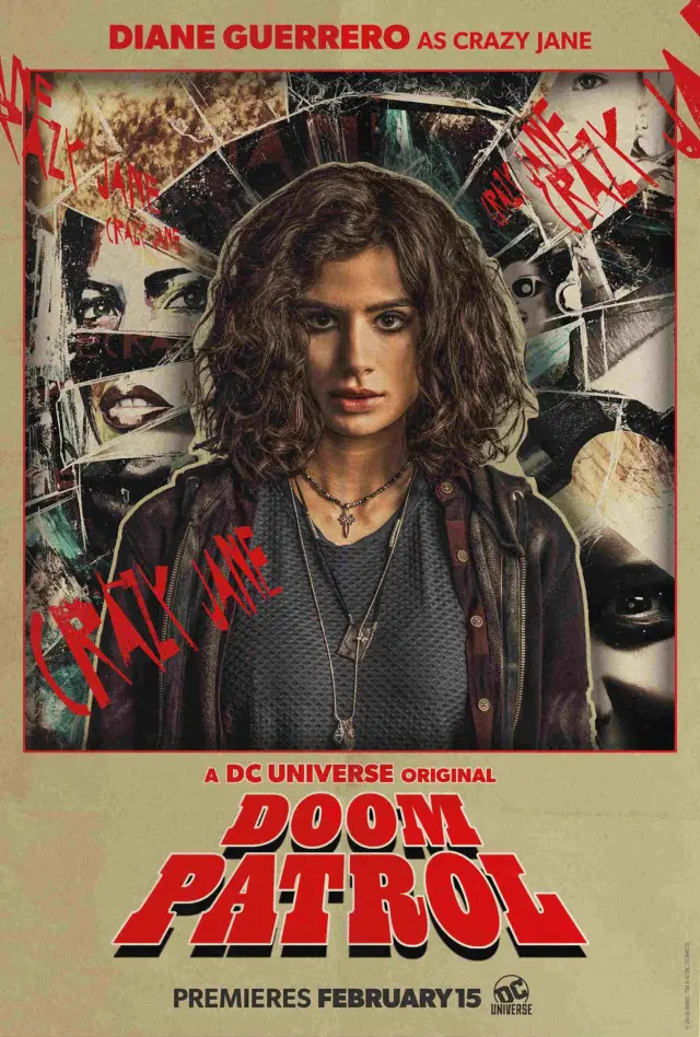 Diane Guerrero como Crazy Jane en Doom Patrol DC Universe