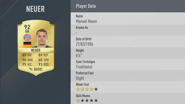 5. NEUER - 92
