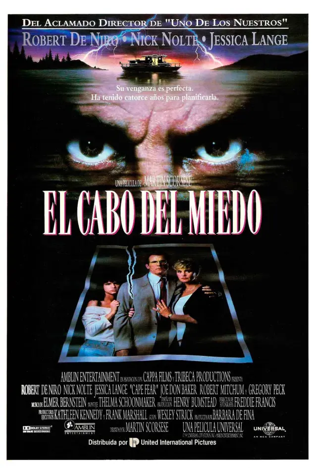 Cartel de El cabo del miedo