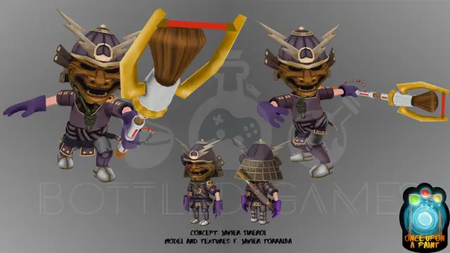 Diseño de una de las armaduras del juego.