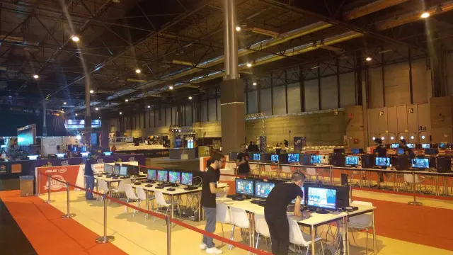 Este es el aspecto que presentaba Gamergy antes de la apertura de puertas.