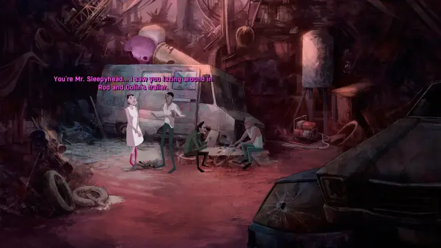 Dead Synchronicity es una aventura gráfica española de estilo point-and-click con una oscura y violenta historia.