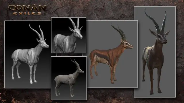 Gacela en Conan Exiles
