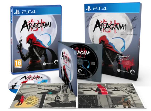 Este es el contenido de la Edición Signature de Aragami para PS4.