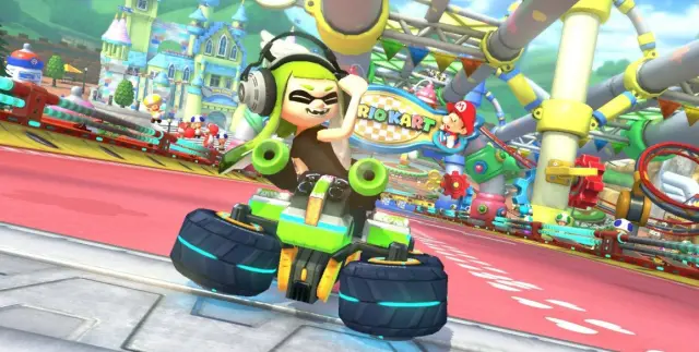 El nuevo gesto de Inkling chica en Mario Kart 8 Deluxe