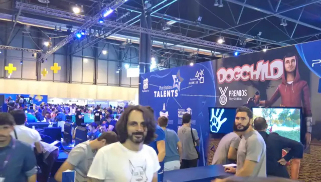 Darío Ávalos y el resto de Animatoon Studio estuvieron al pie del cañón los cuatro días de la MGW para presentar al público Dogchild.