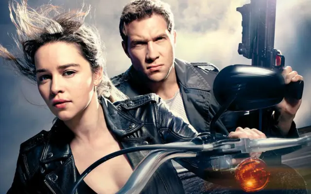 Terminator Génesis, sobre la moto