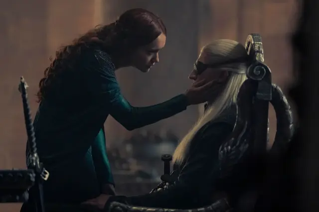 Alicent y Aemond en La casa del dragón 2x06