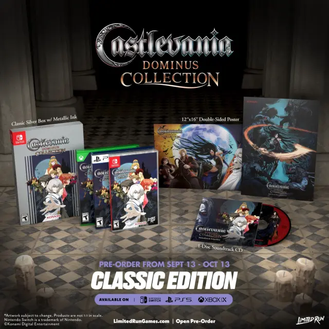 Castlevania Dominus Collection, la trilogía de Nintendo DS, tendrá