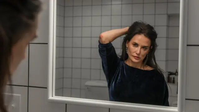 Demi Moore en La sustancia